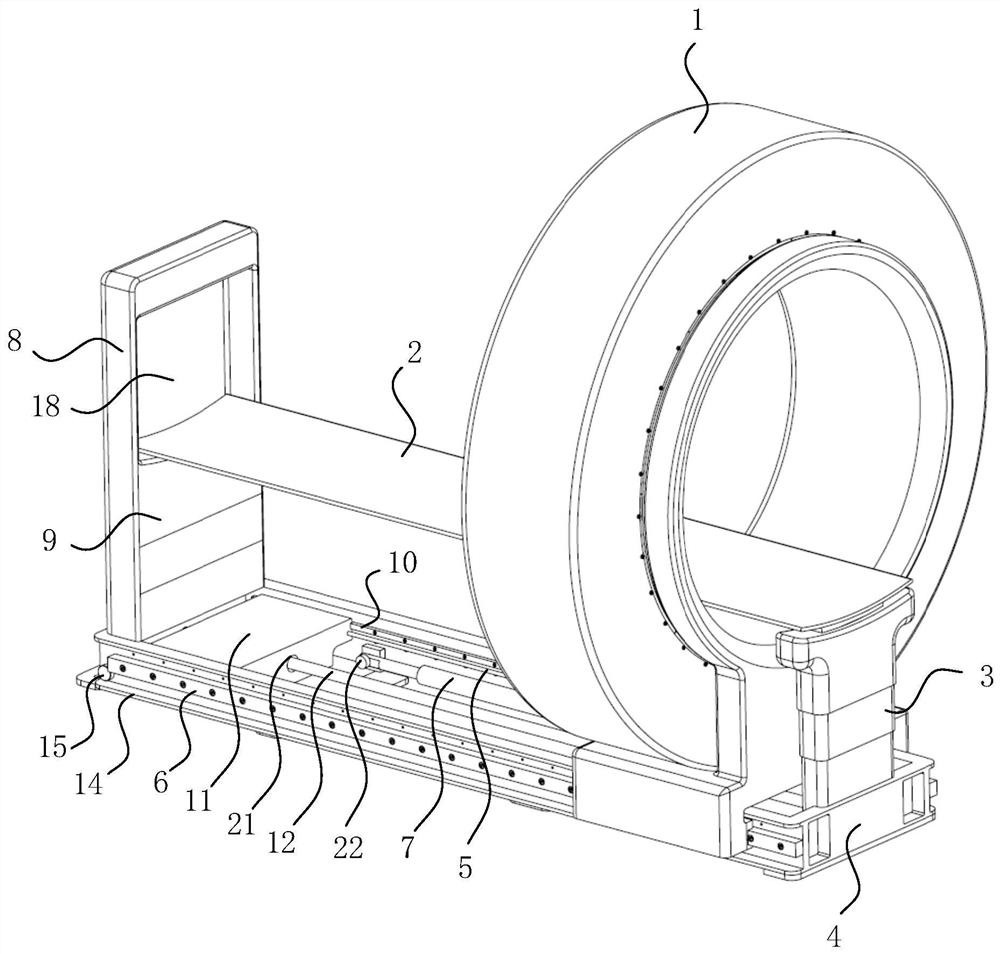 CT scanning device and CT scanning system