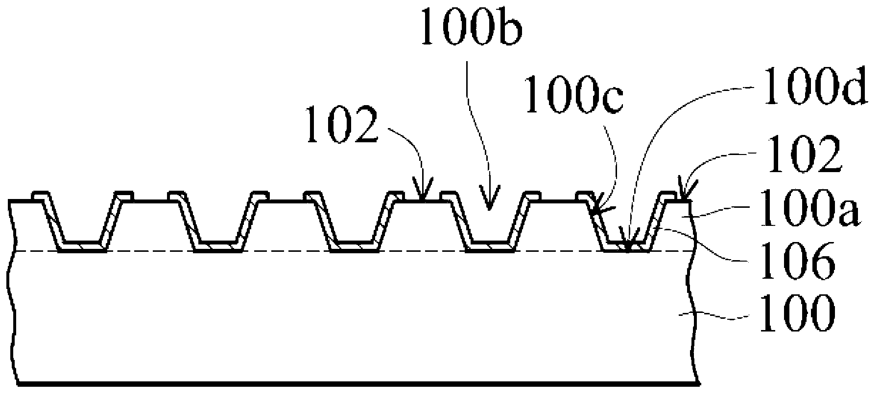 Patterned substrate and stacked light emitting diode