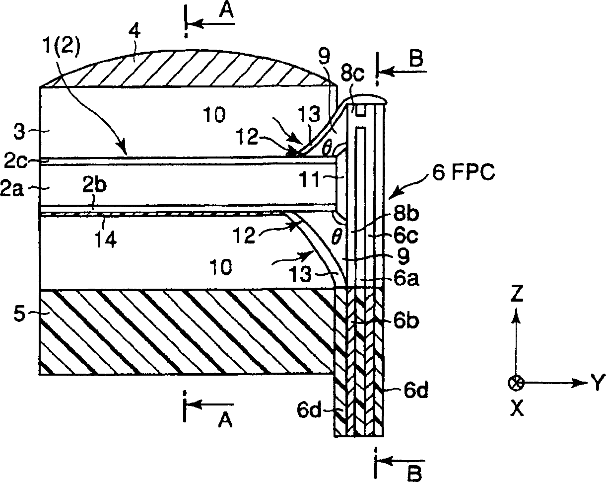 Ultrasonic probe and method for fabricating the probe