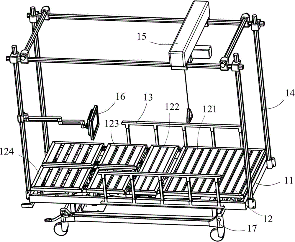 leg rehabilitation training bed