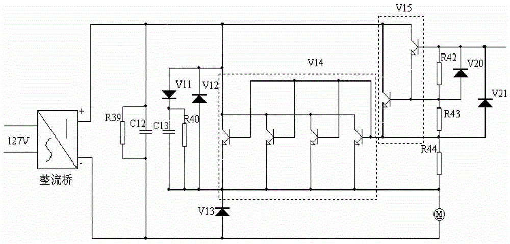 A stepless speed regulating device for CNC machine tool workbench or spindle