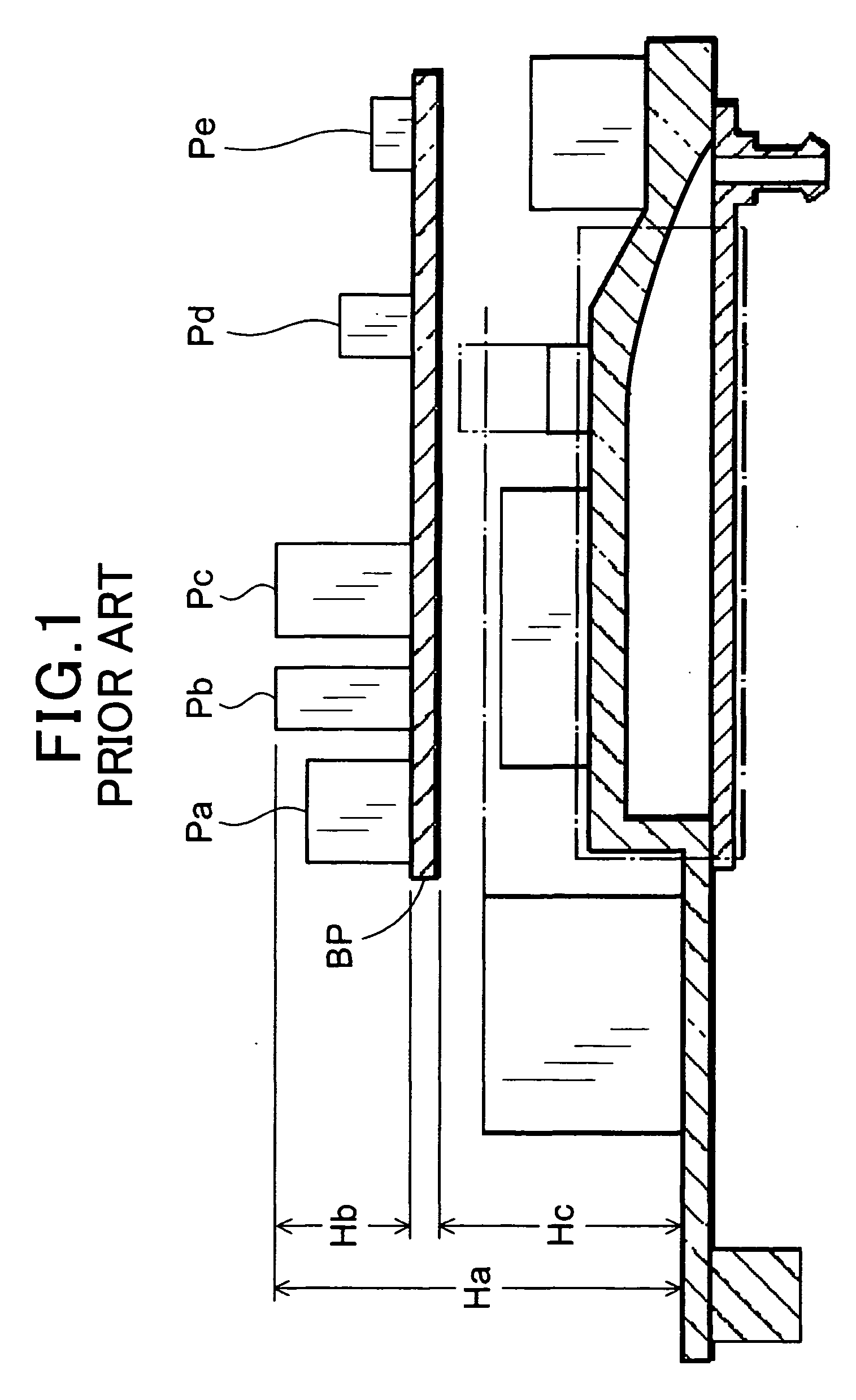 Power supply unit using  housing in which printed circuit board is housed