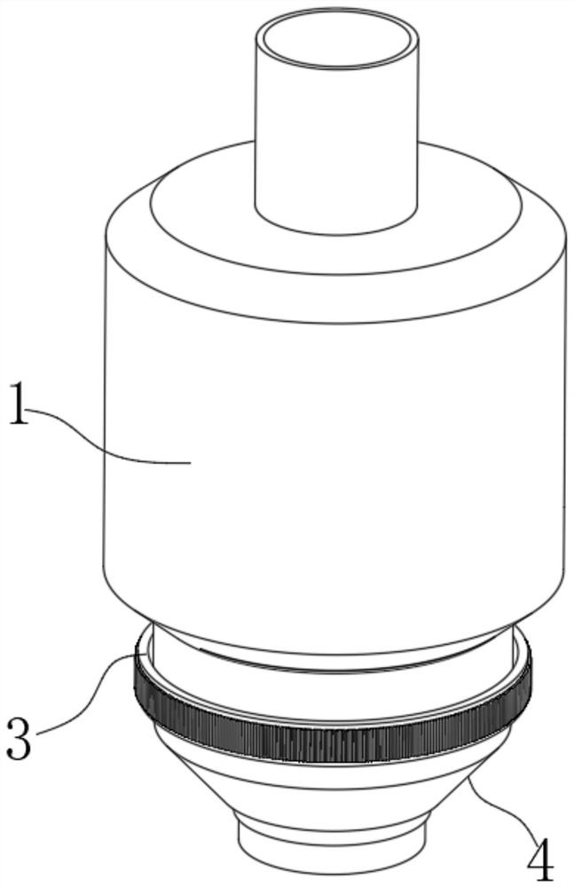 Waste gas treatment device for chemical raw material production