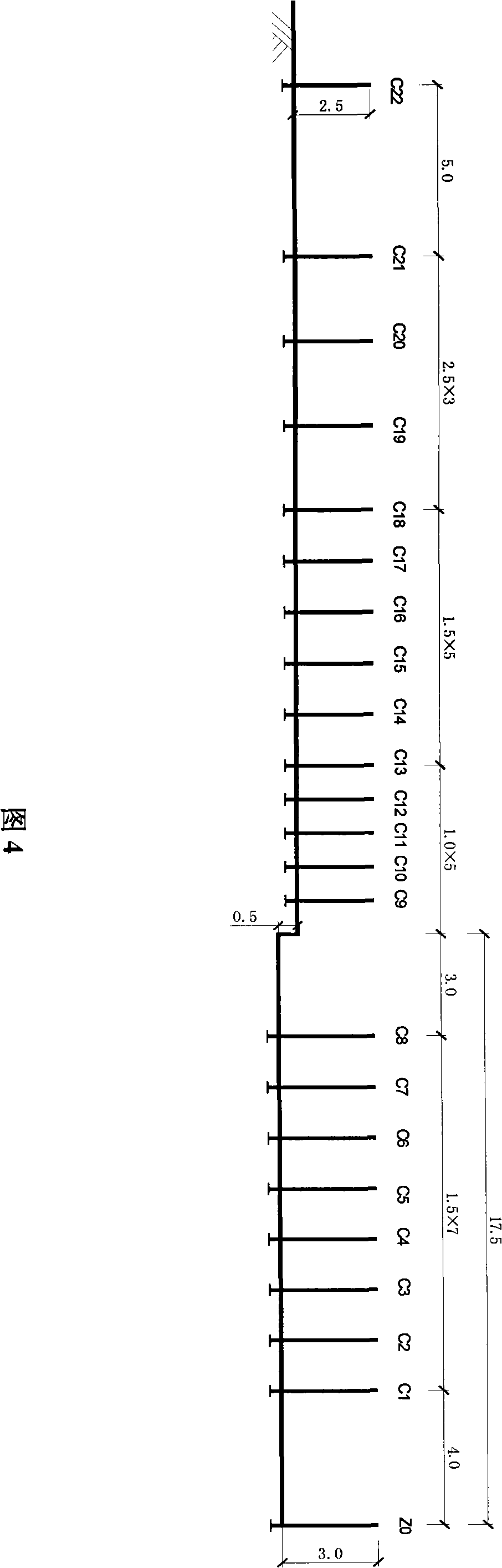 Layered deformation observation method and apparatus for deep part of groundwork