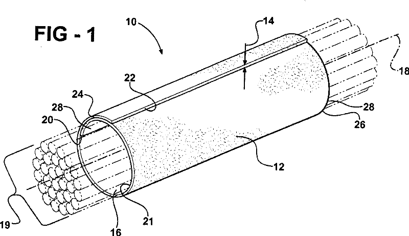 Non-woven self-wrapping acoustic sleeve and method of construction thereof