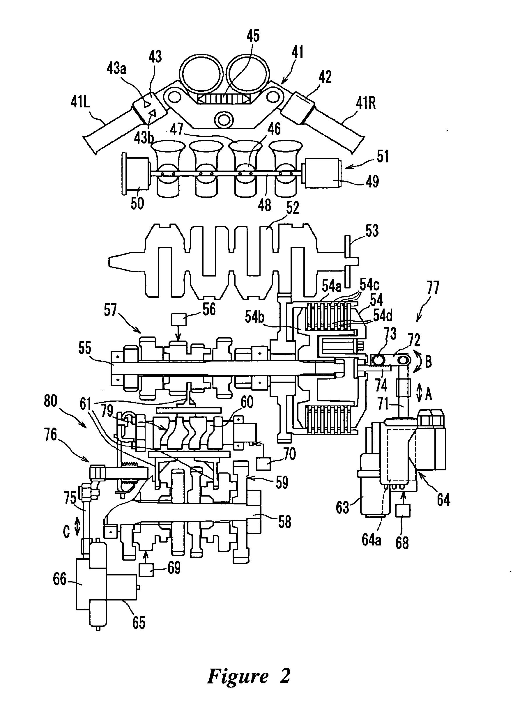 Clutch control device and vehicle