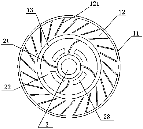 A wind speed and direction instrument