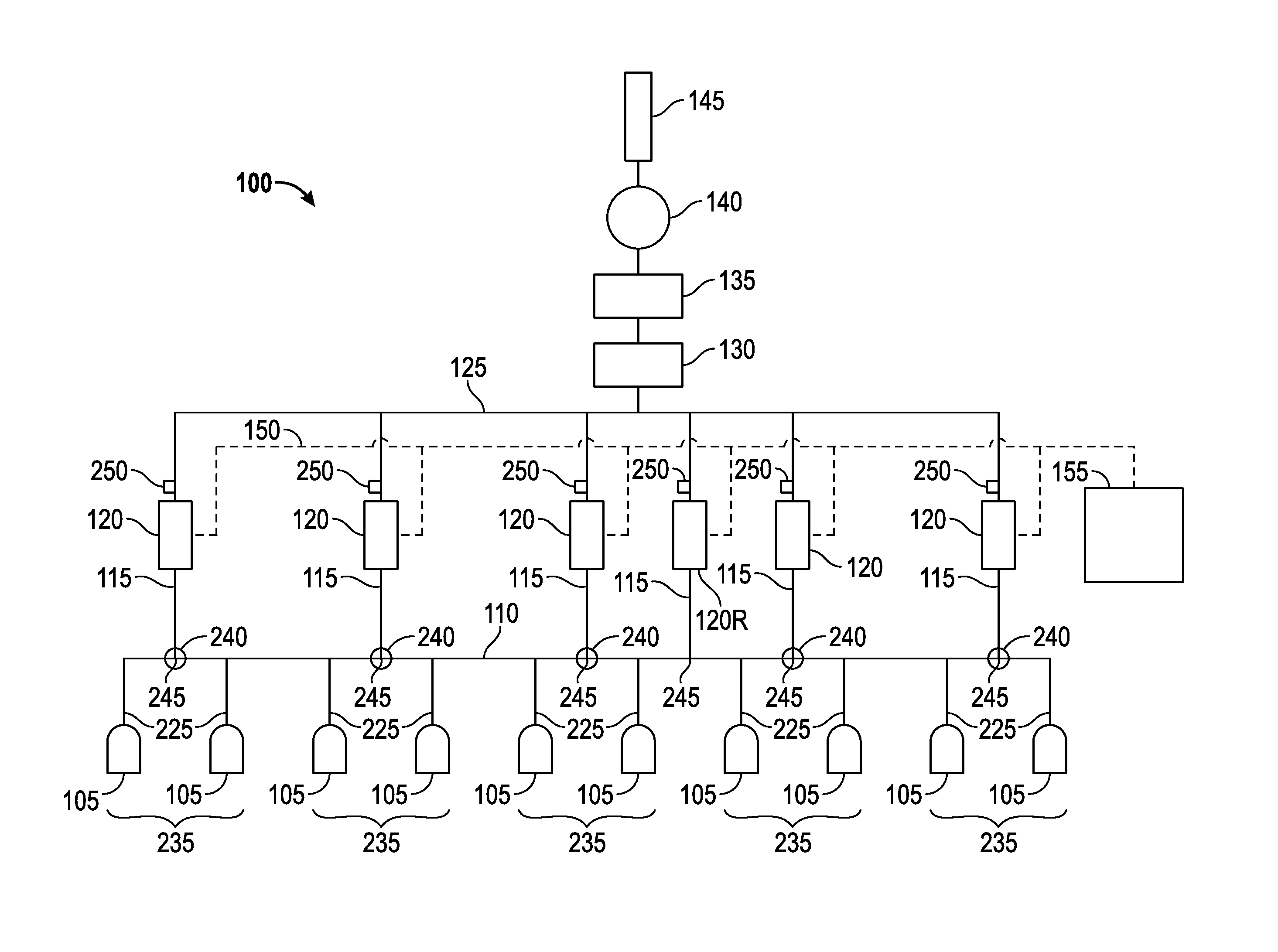 Method and apparatus for volatile matter sharing in stamp-charged coke ovens
