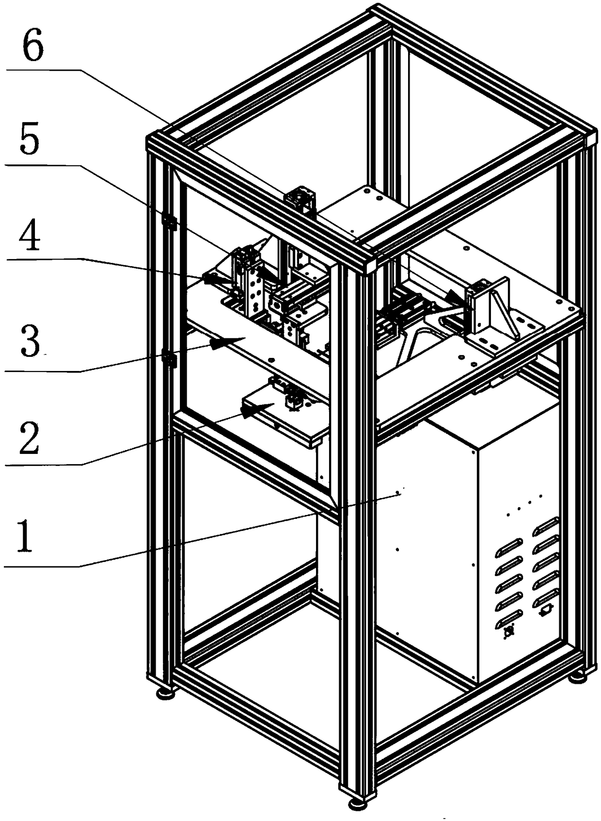 PCB filament penetrating device and method for LED filament lamp