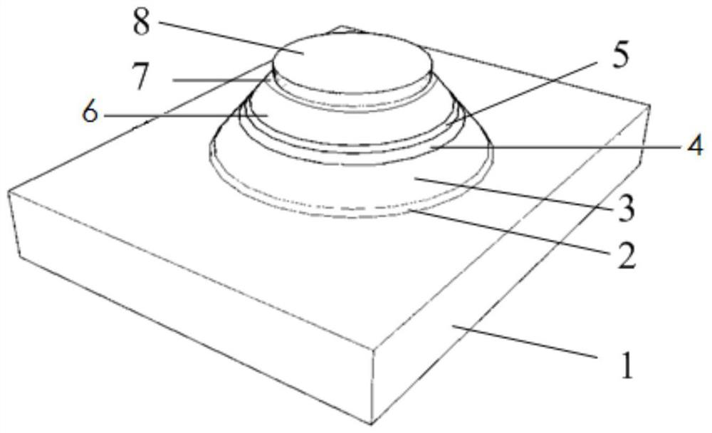 Mesa-type photodetector with low surface leakage current and manufacturing method thereof