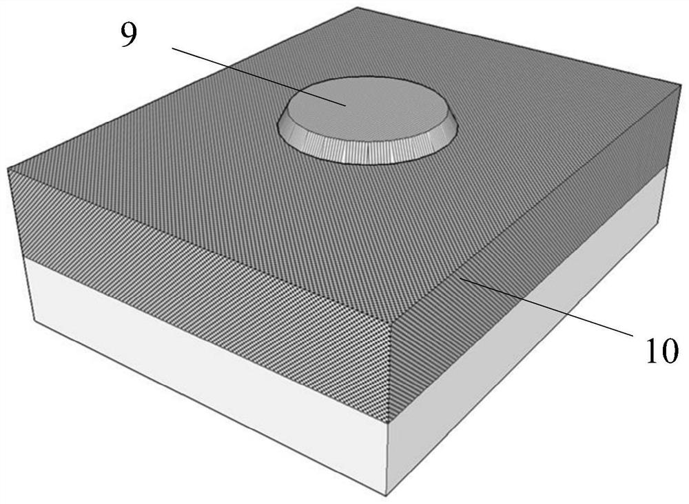 Mesa-type photodetector with low surface leakage current and manufacturing method thereof