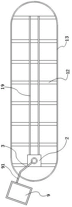 An uninterrupted gas supply device on a circular production line