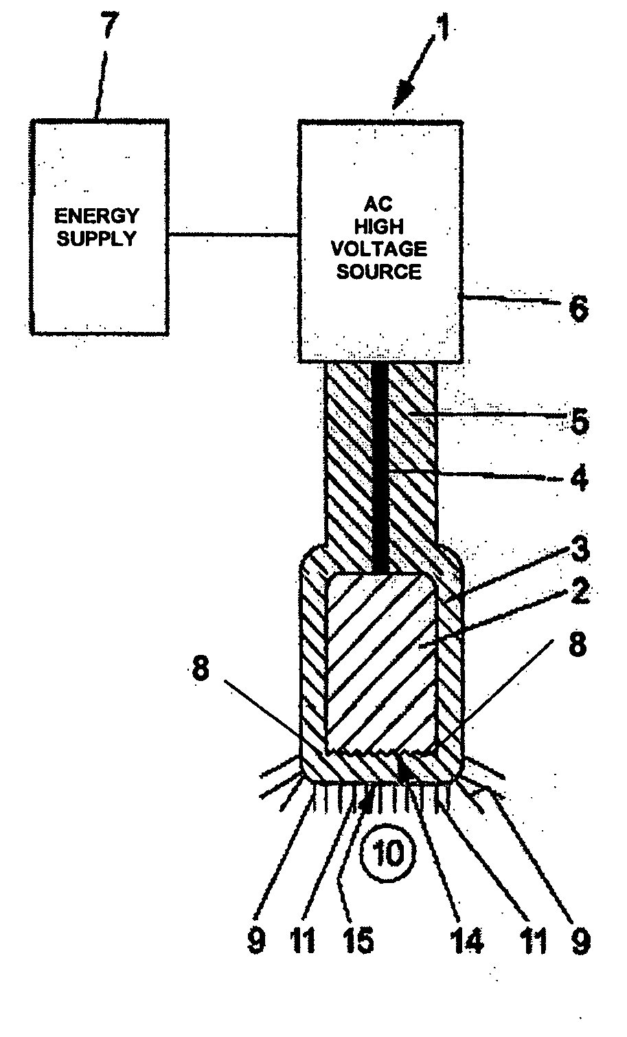 Device for Plasma Treatment at Atmospheric Pressure