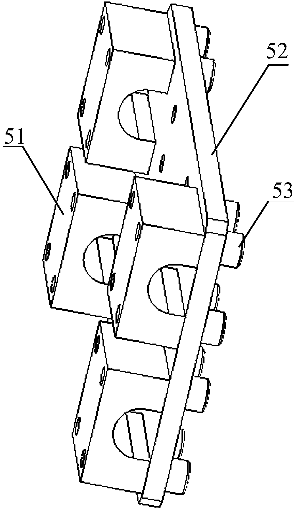 Multi-degree-of-freedom regulation device and spraying system