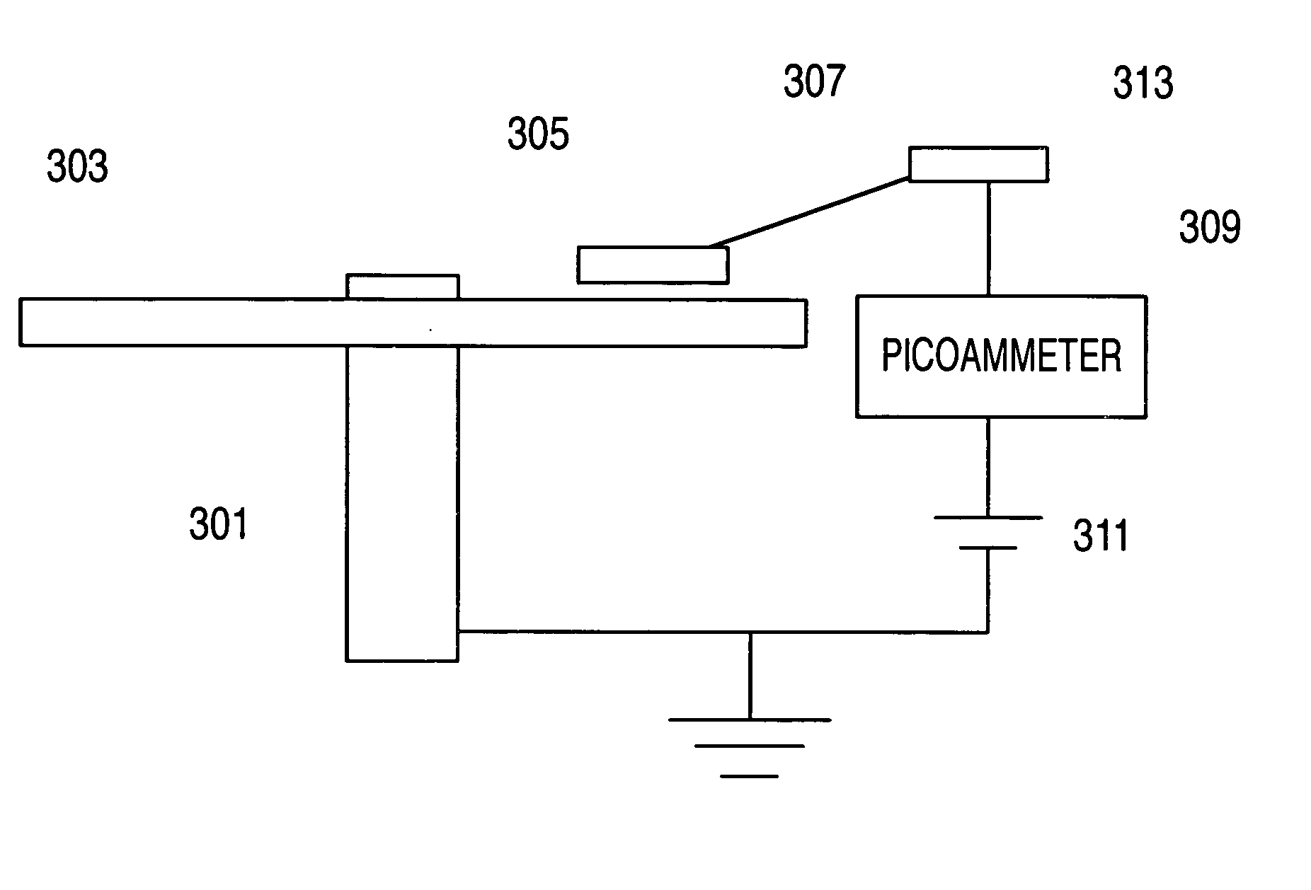Electrical current measurements at head-disk interface