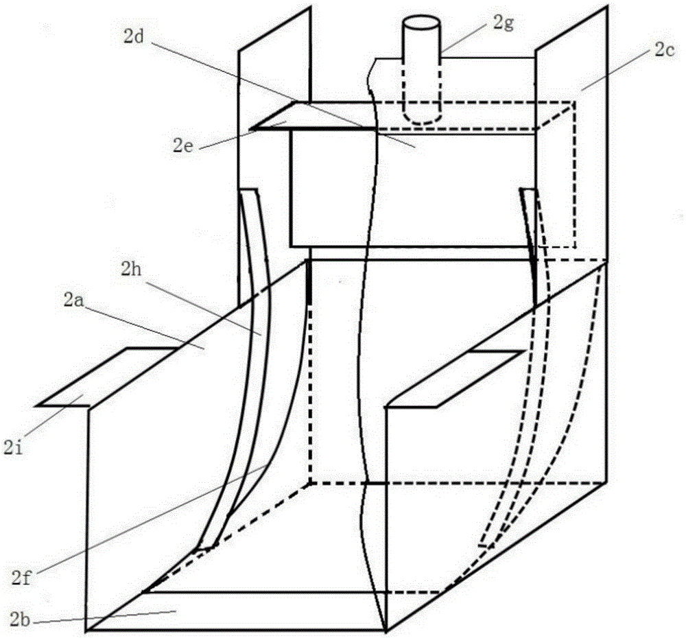 Upper rear drainage-type waterwheel of waterwheel type hydraulic generator
