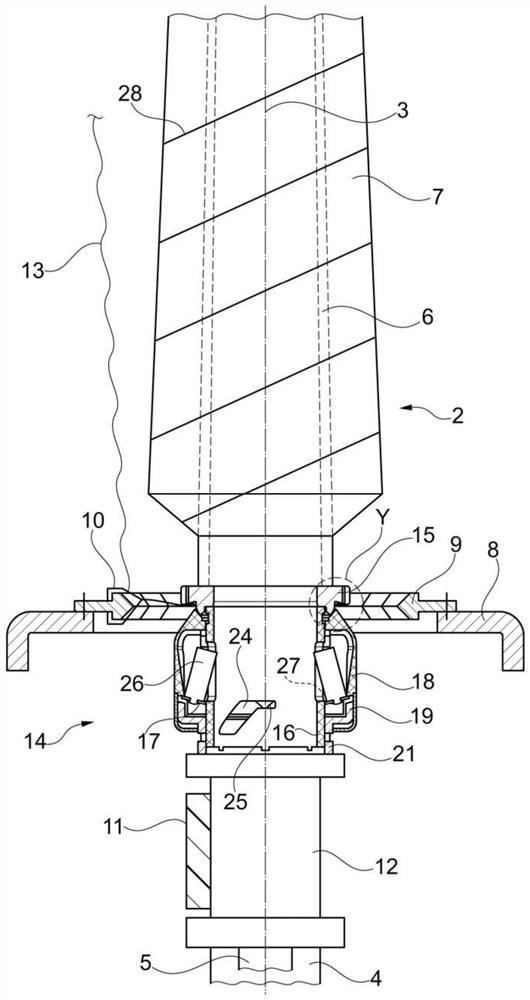 Thread clamping device