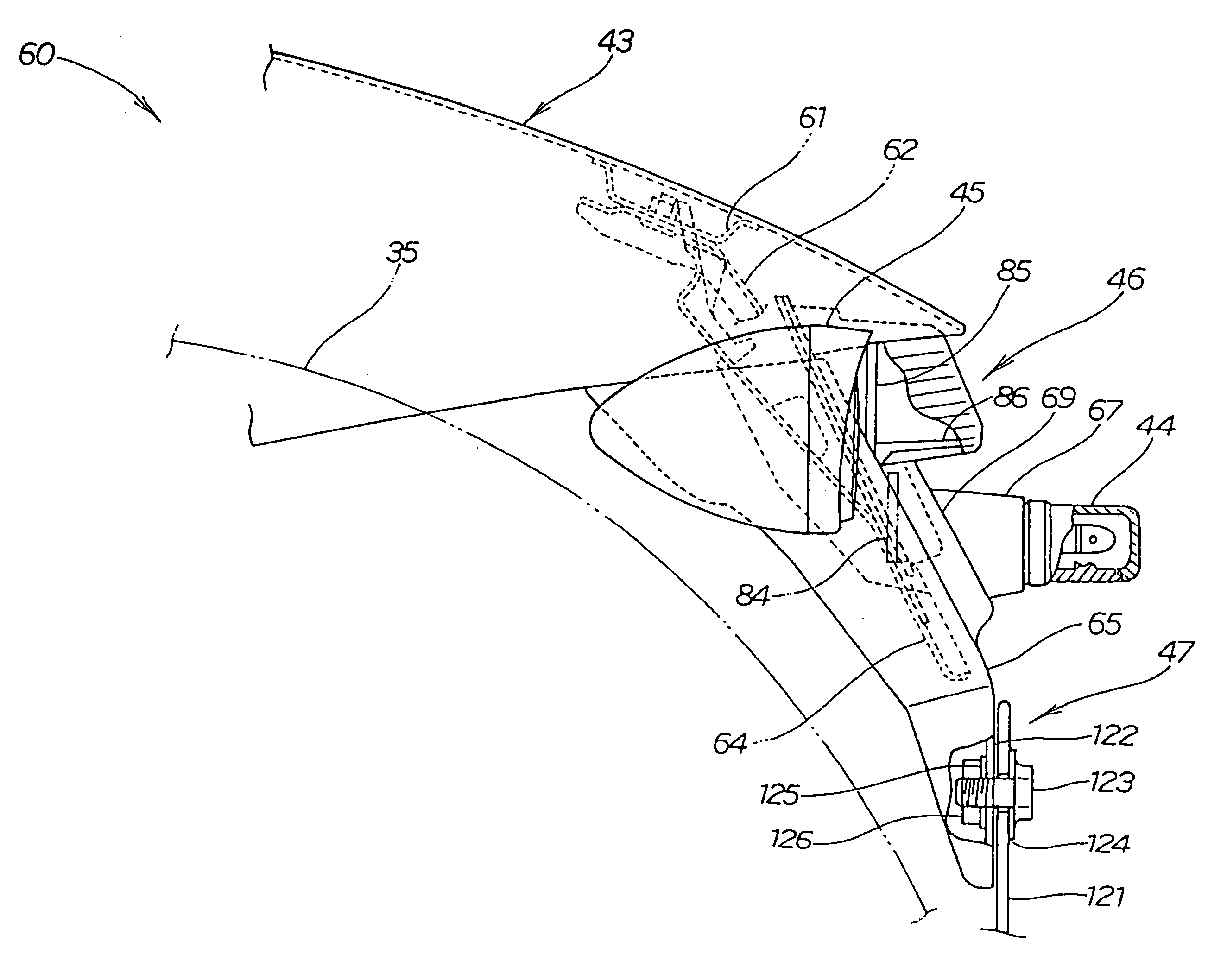 Tail lamp structure for vehicles