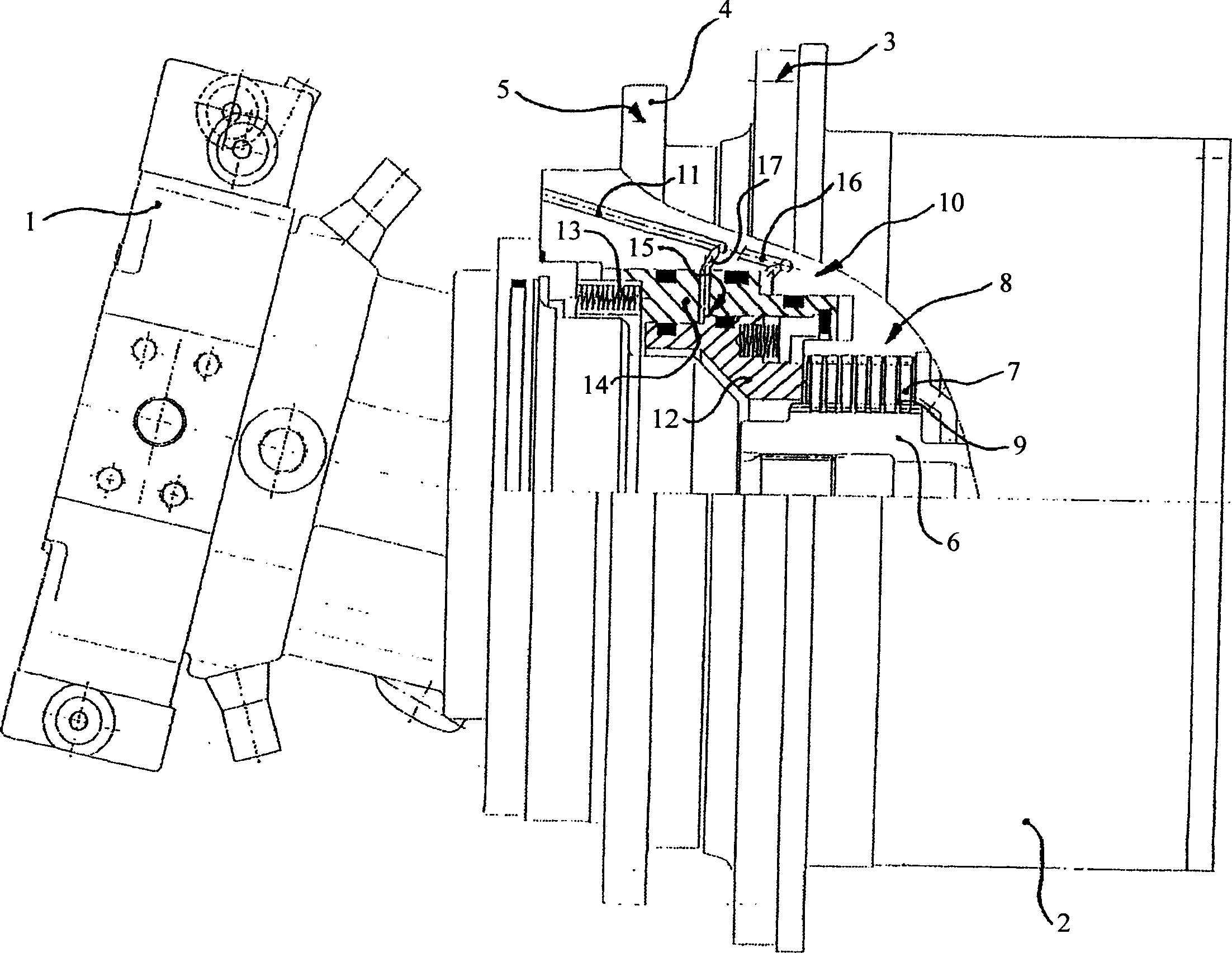 Brake assembly, particularly for a hydraulic wheel drive