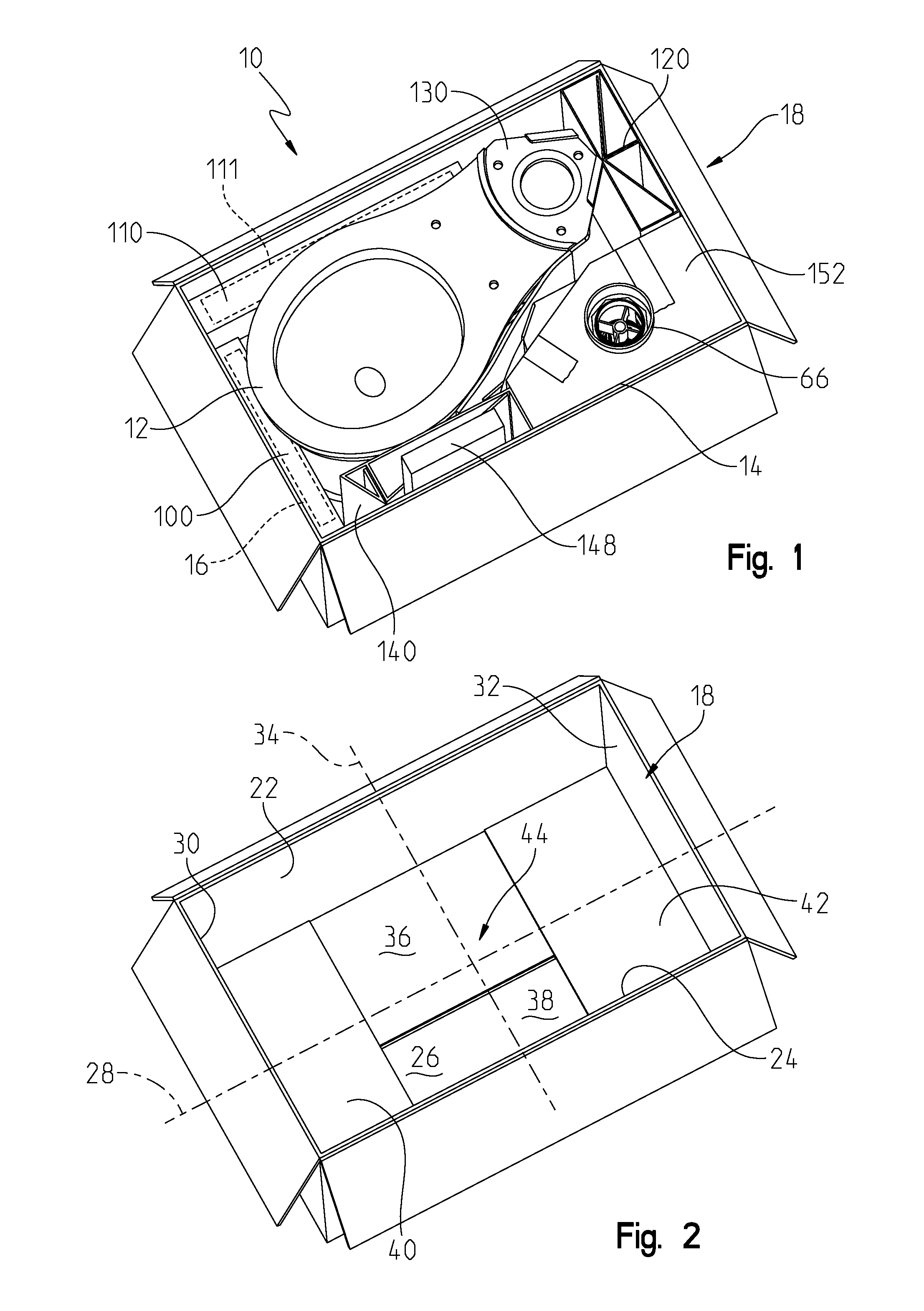 Packaging system for toilet components