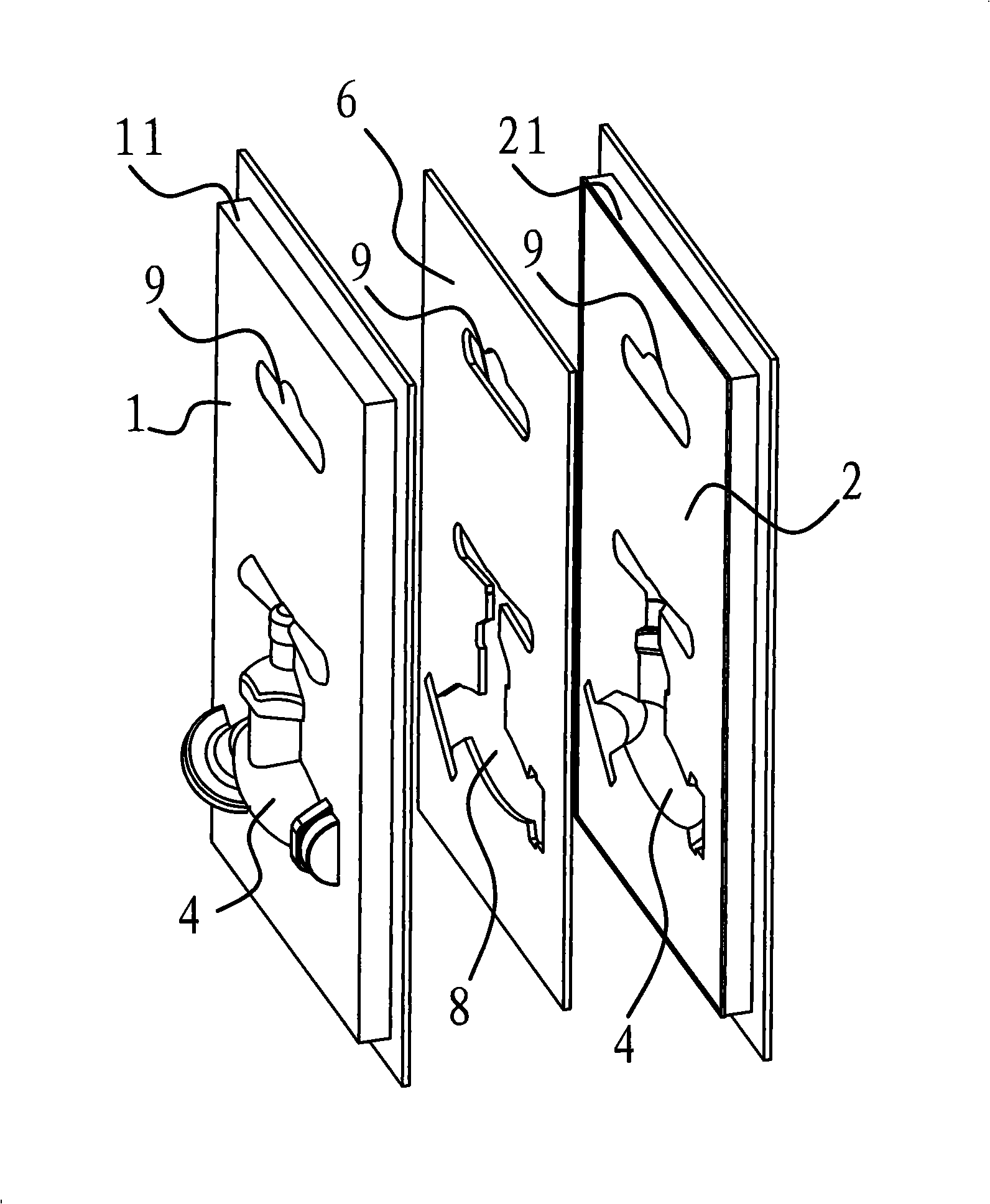 Packaging structure of products