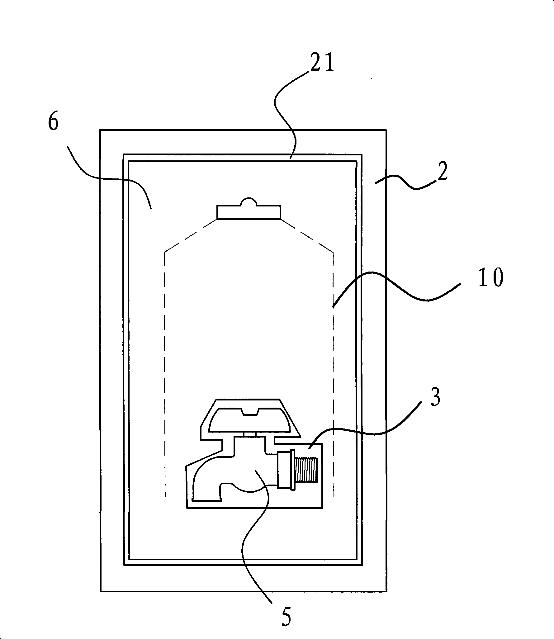 Packaging structure of products