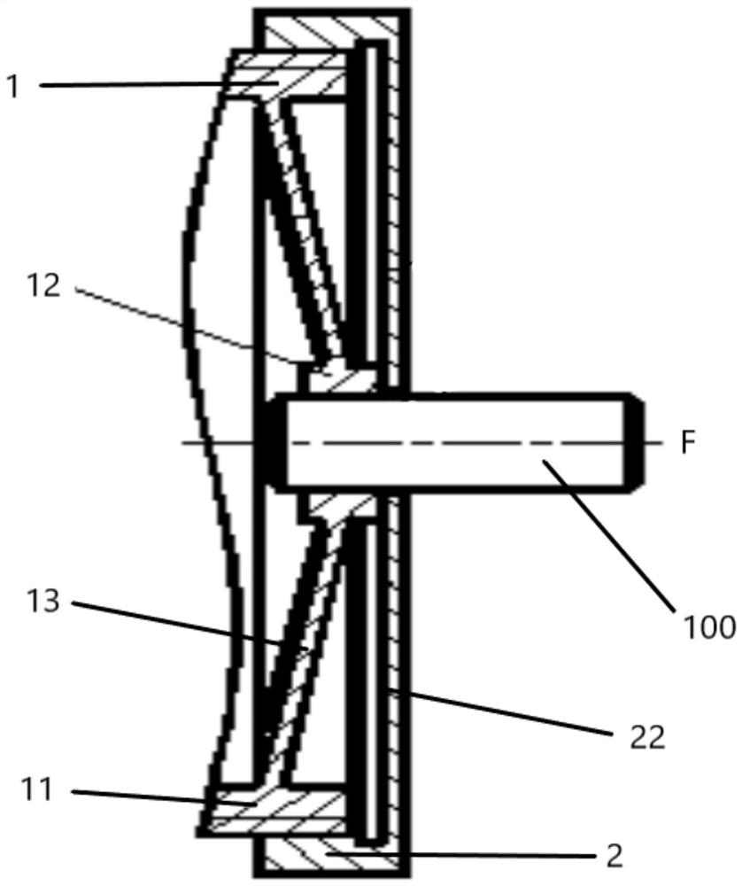 Disc-type elastic chuck assembly for clamping small workpiece