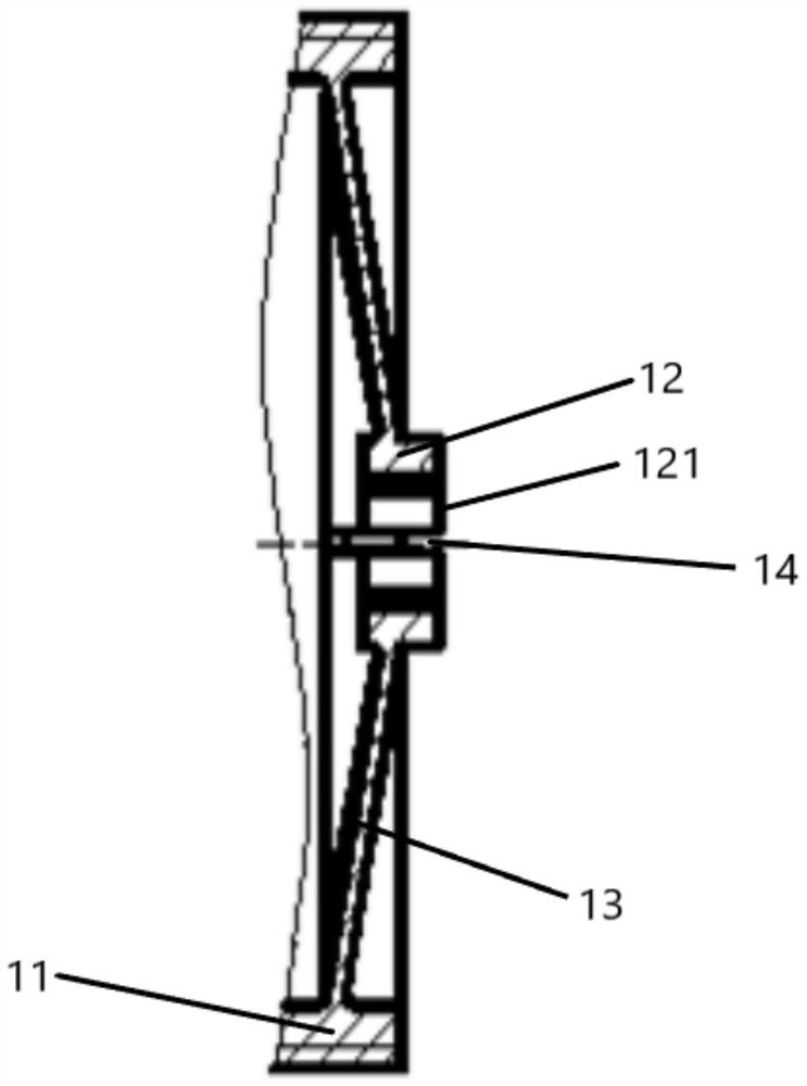 Disc-type elastic chuck assembly for clamping small workpiece