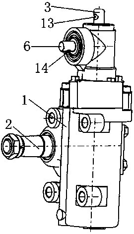 Steering gear assembly for instructional car