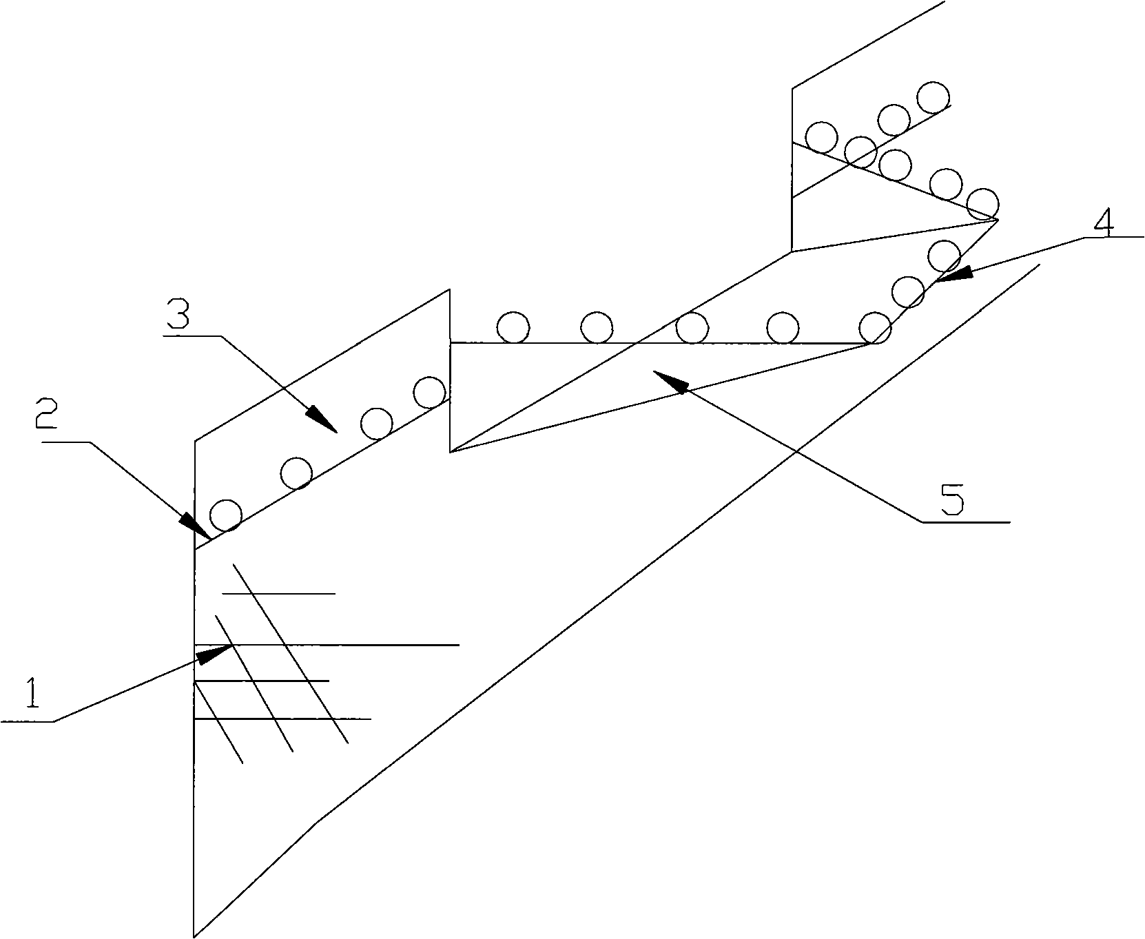 Device for blocking fish with barrier net in ascending sea-route