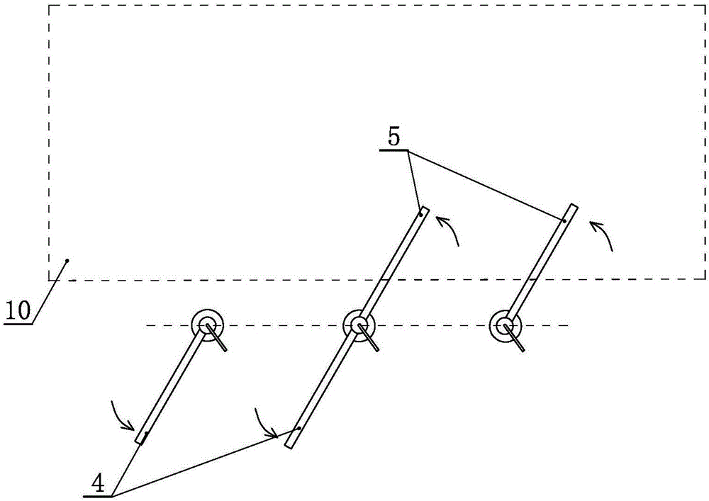 Dividing and guiding device special for opening of hospital elevator