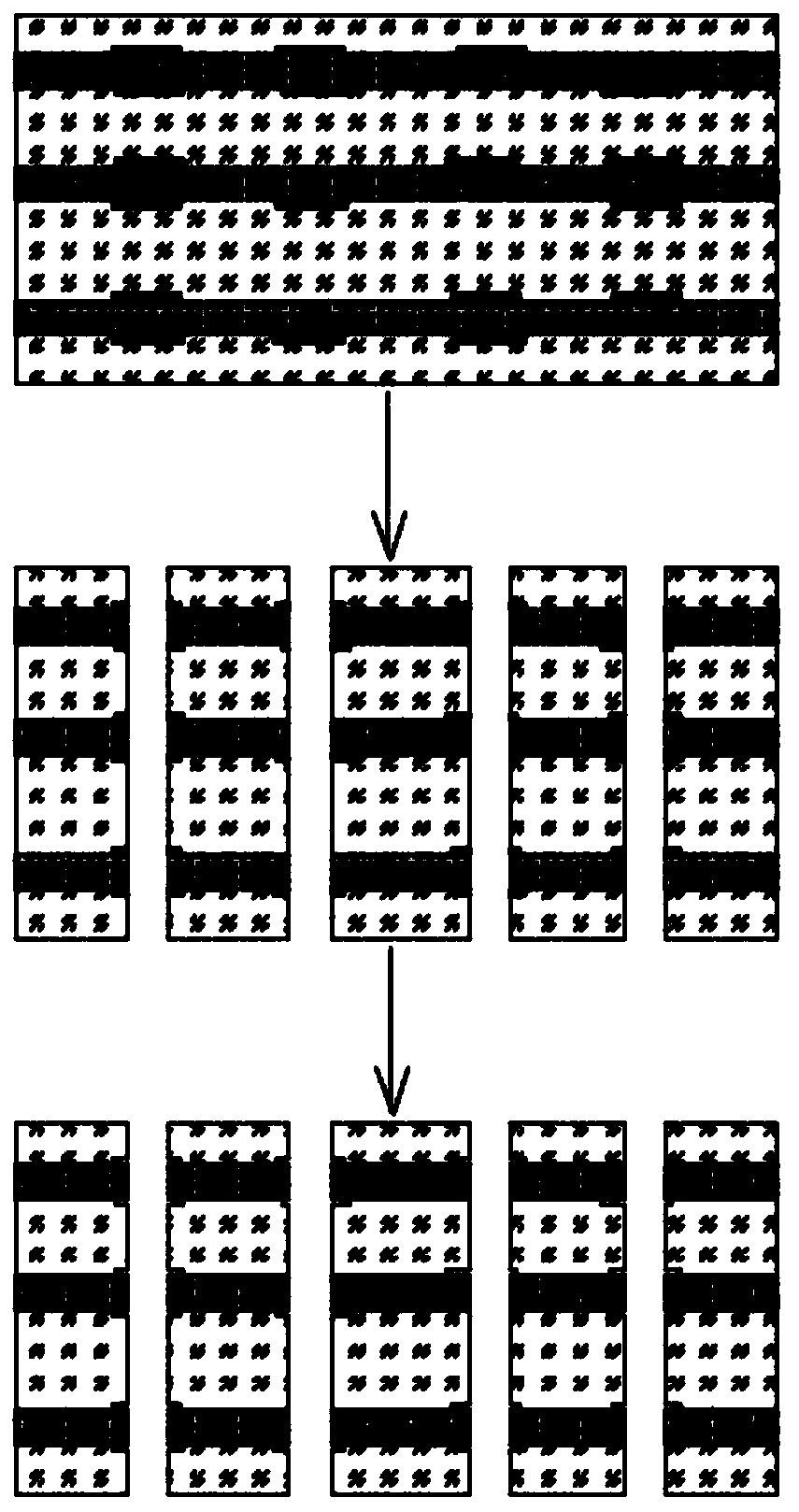 Circuit board based on fault discontinuous meshes and preparation process of circuit board