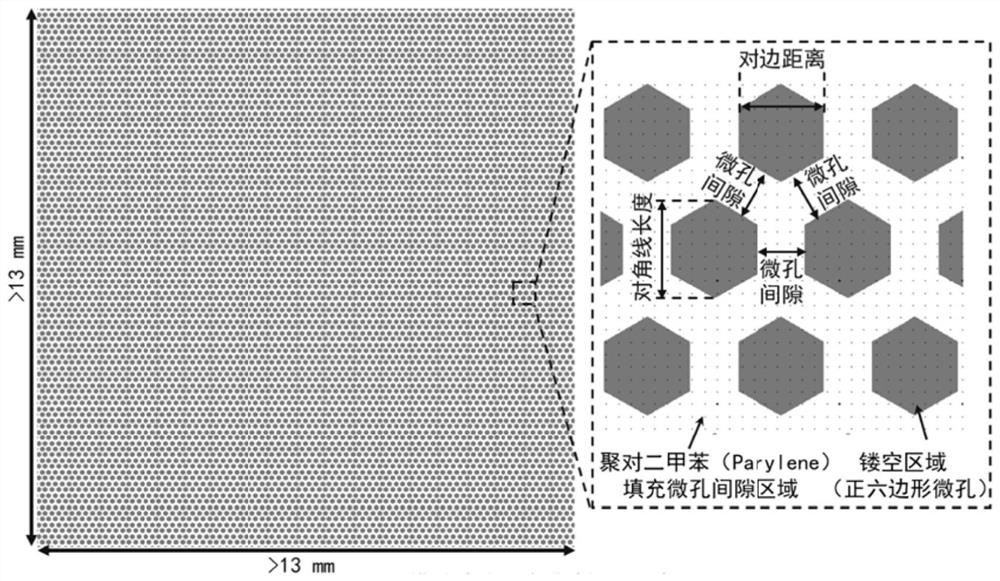 A kind of microporous array filter membrane and its preparation method and application