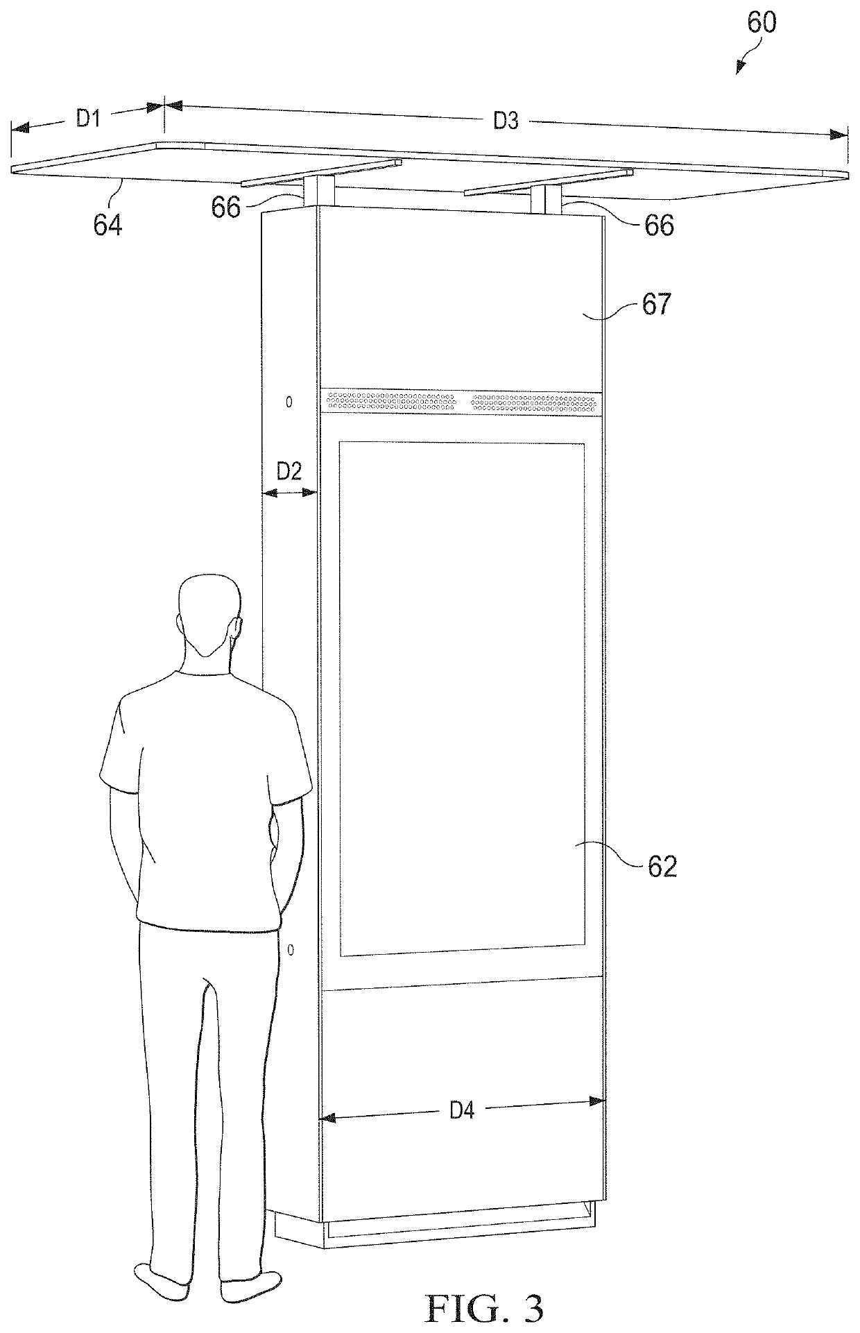 Electronic display assemblies with solar panels