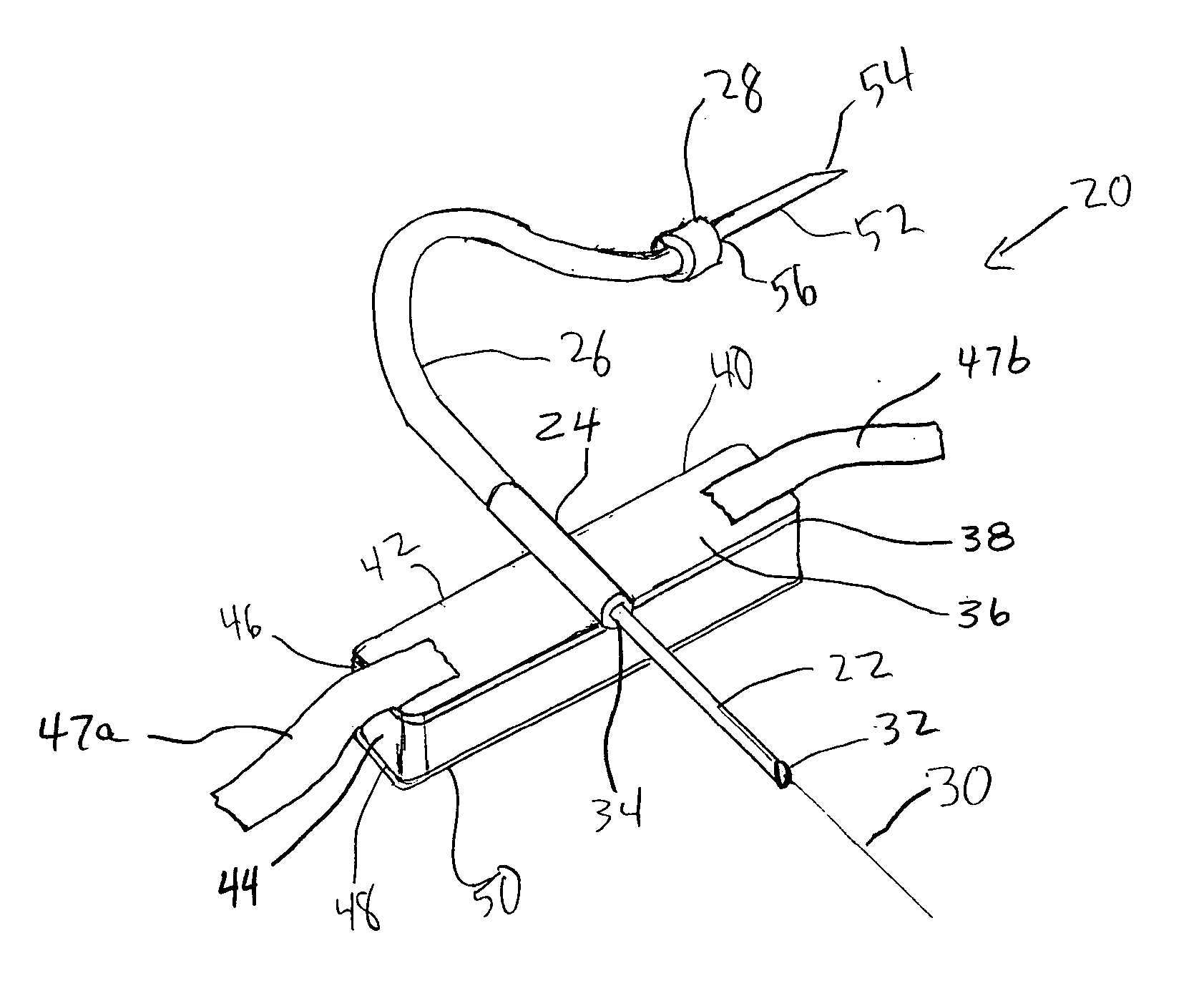 Intravenous needle assembly and method of use