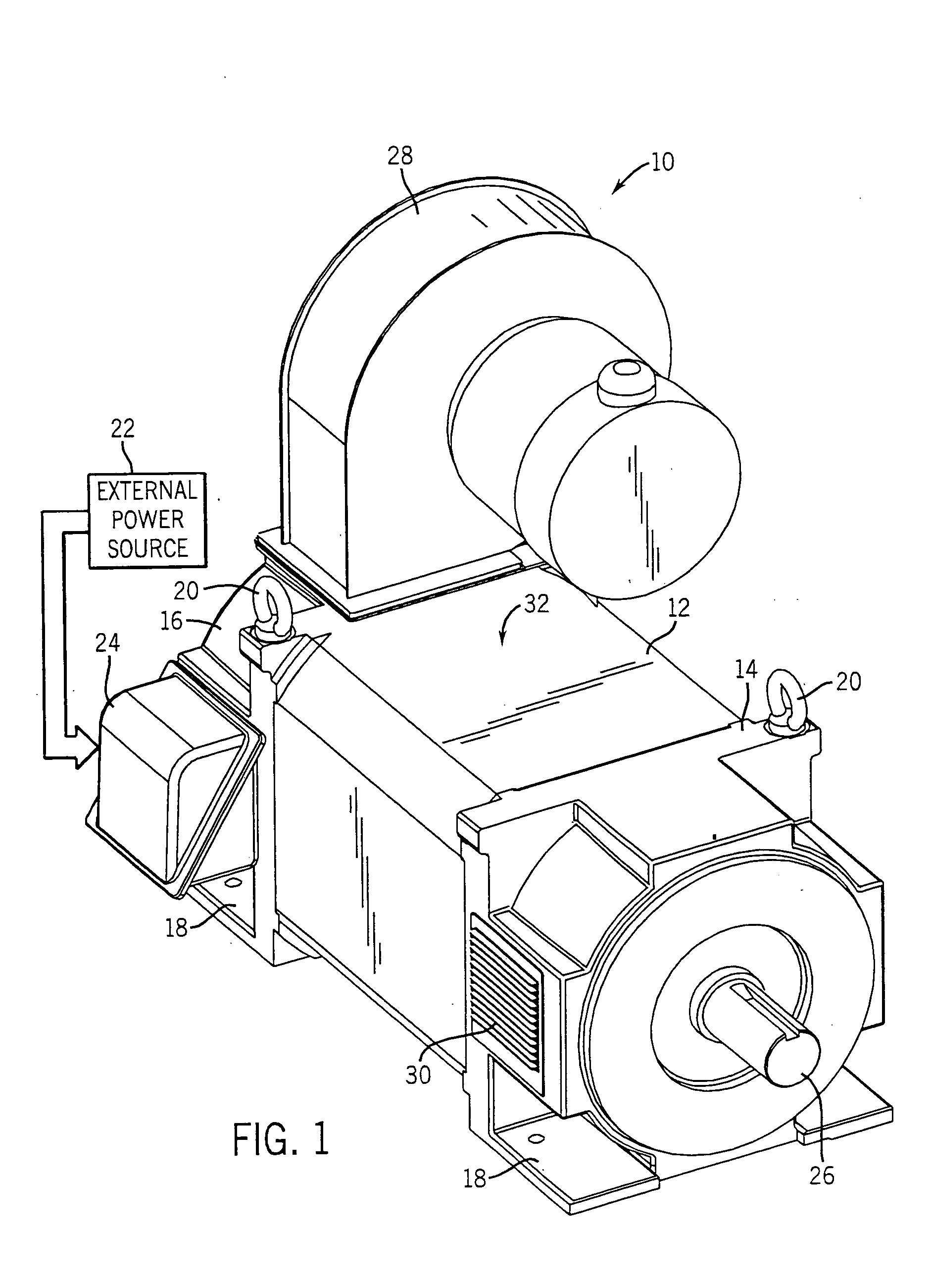 Stator cooling method and apparatus