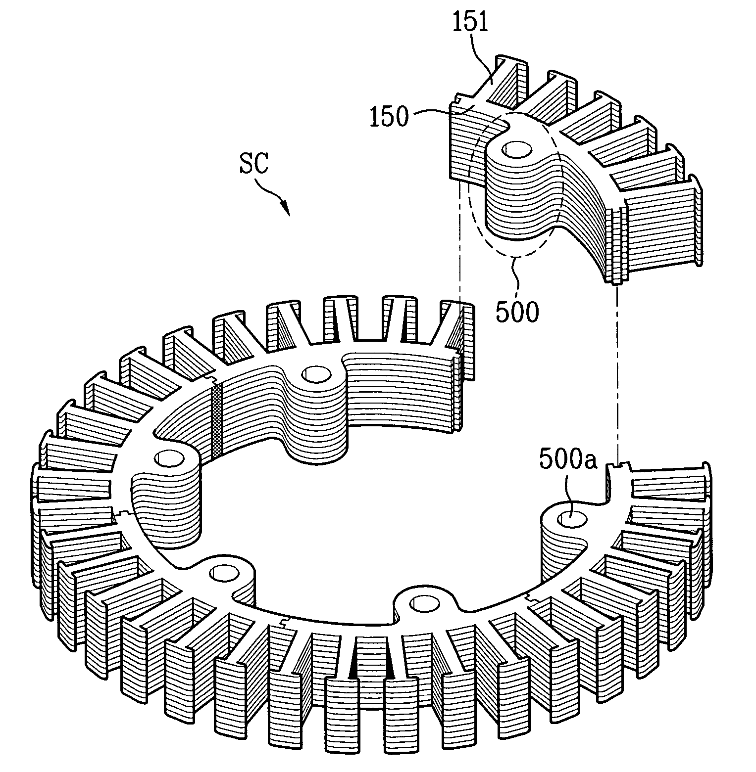Outer rotor type motor for drum type washing machine and method for fabricating the same