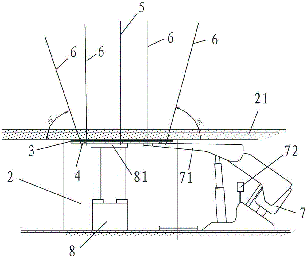 Goblin supporting equipment and construction method of fully mechanized mining face passing through gob