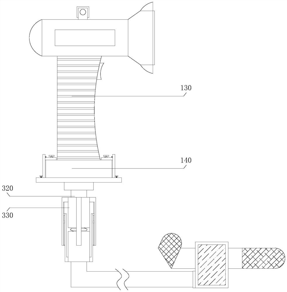 Intelligent code spraying device and using method