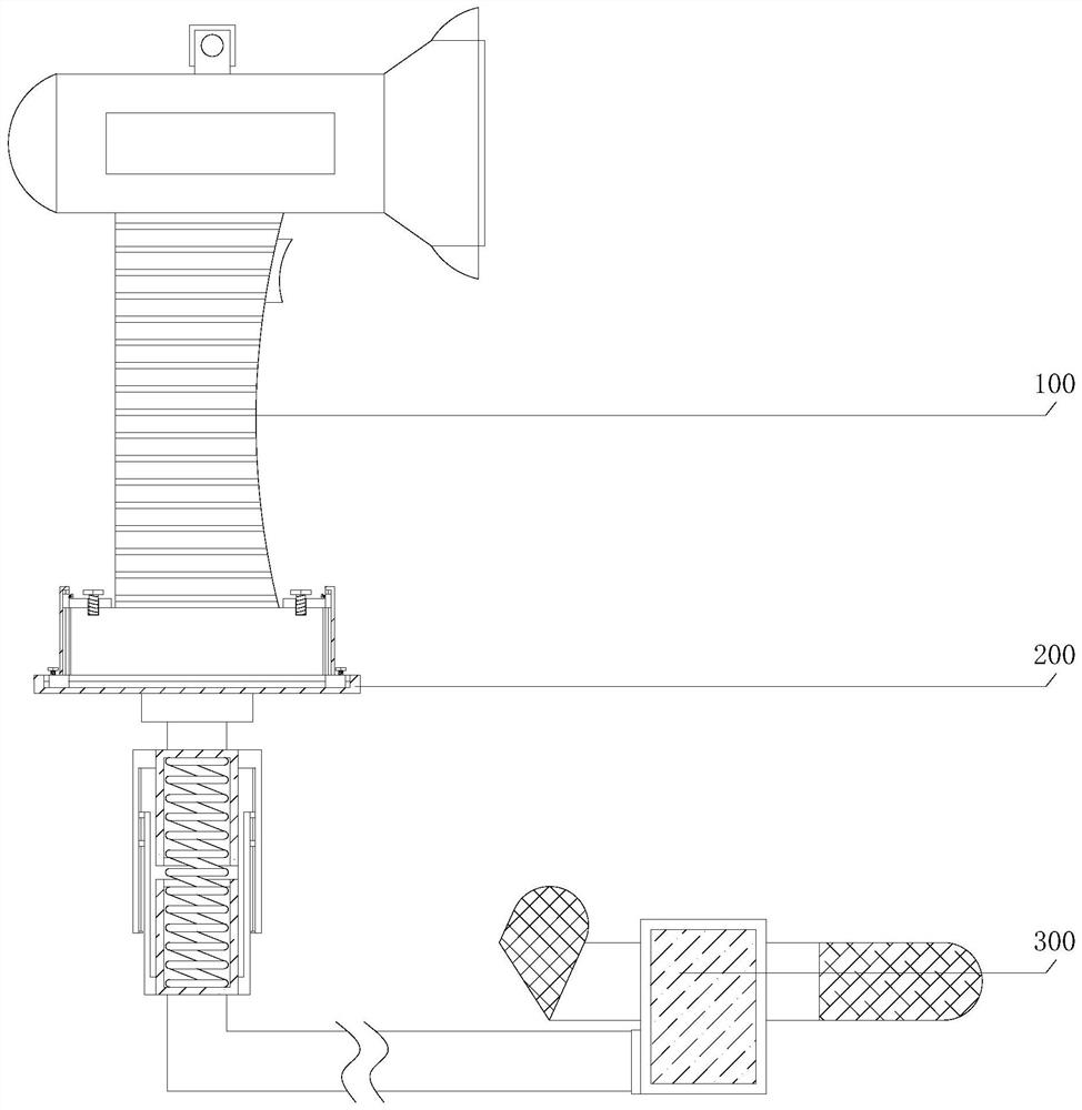 Intelligent code spraying device and using method