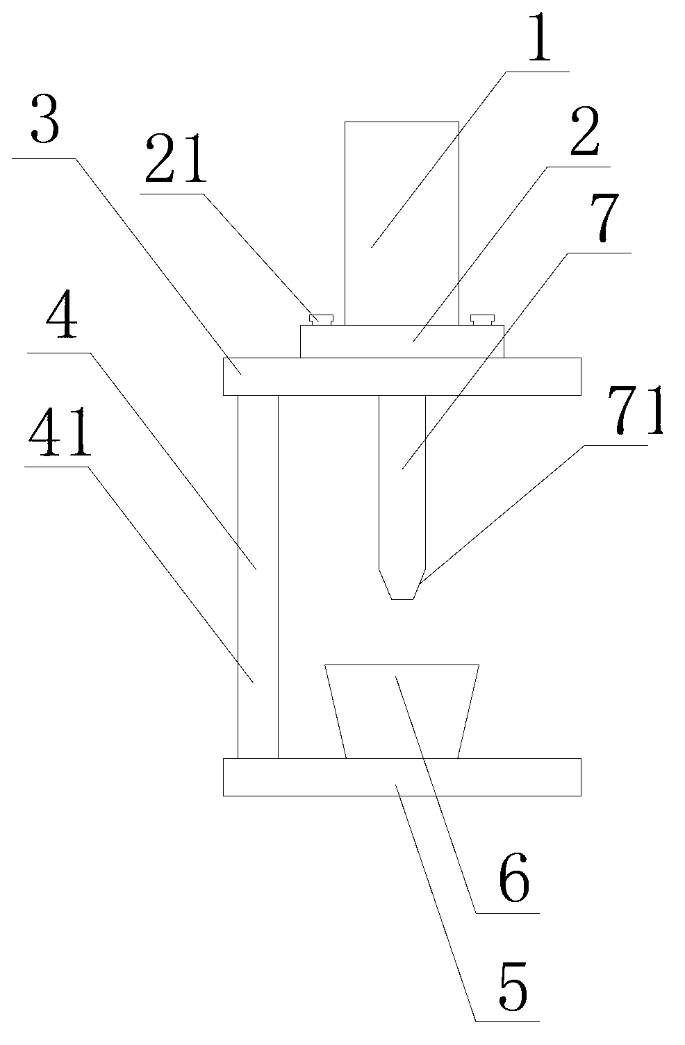 Dismounting device for plug cover