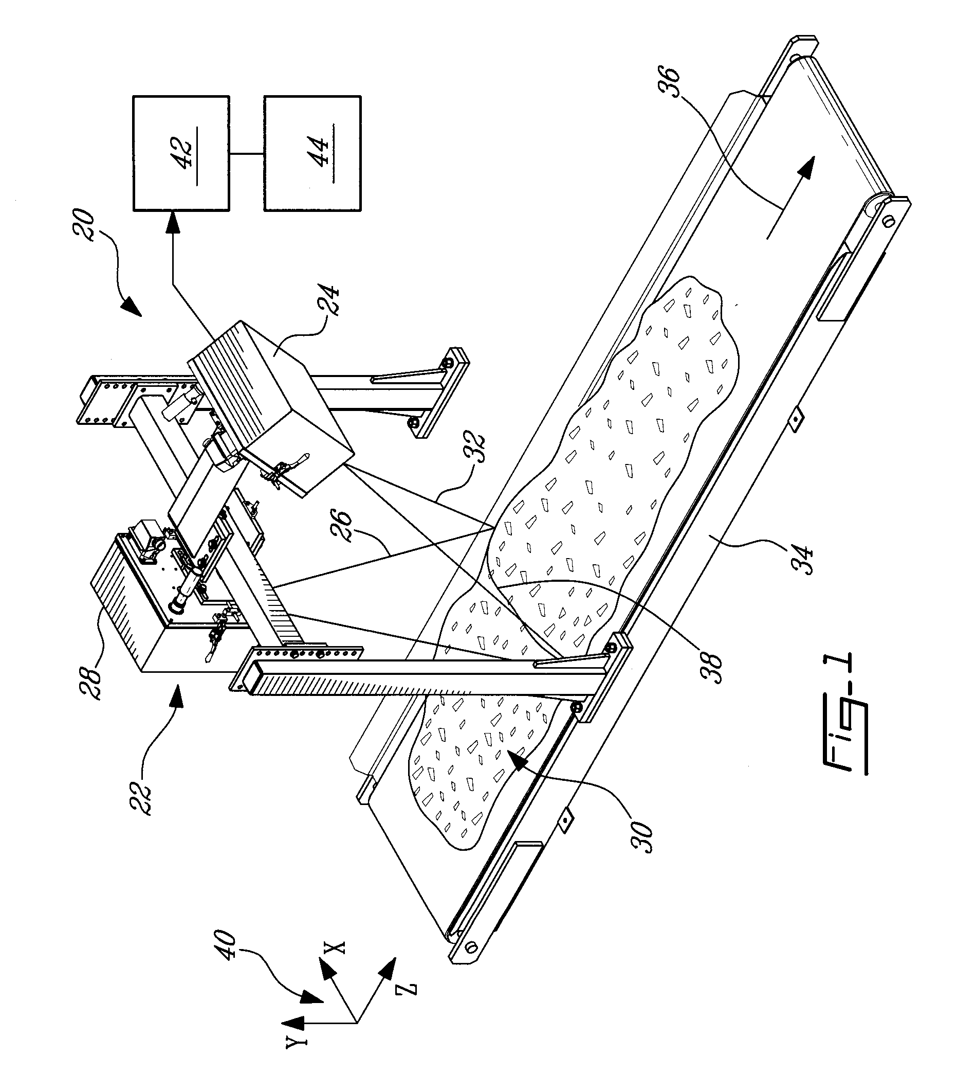 Apparatus and method for measuring size distribution of granular matter
