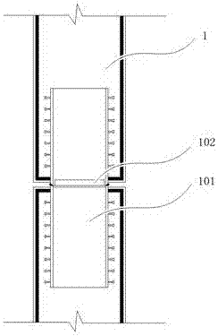 Dry rigid connection prefabricated assembly integral frame structure and construction method thereof