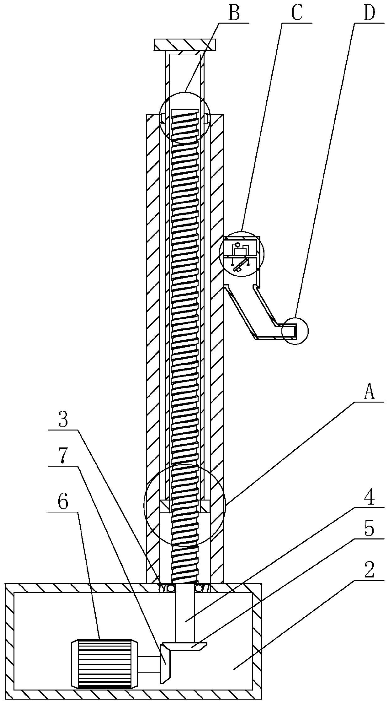 Water level monitoring informatization linkage device capable of automatically adjusting measurement range