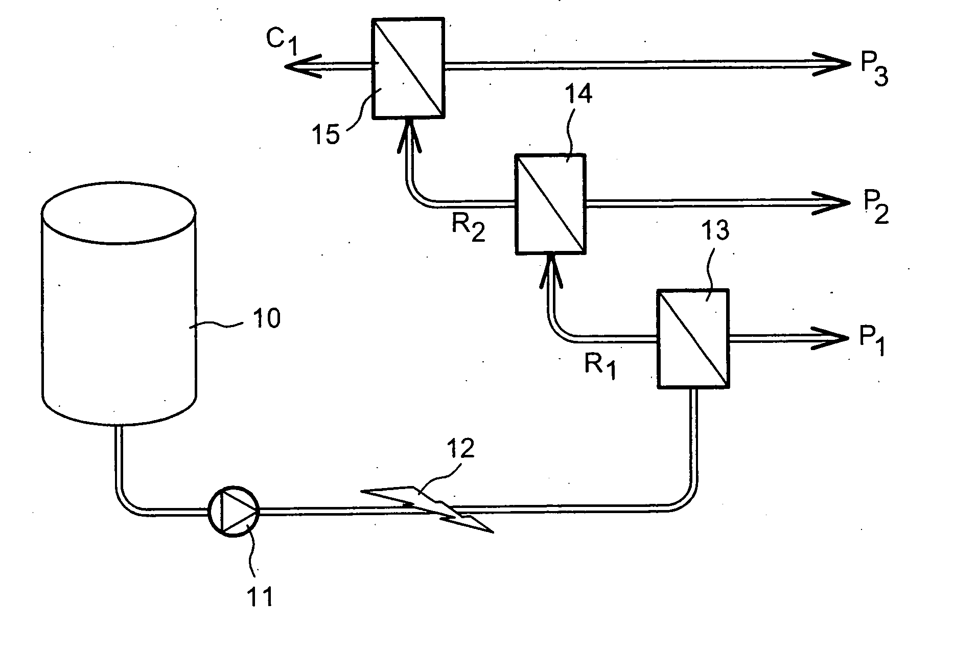 Effluent treatment combining solid/liquid separation and pulsed electric fields