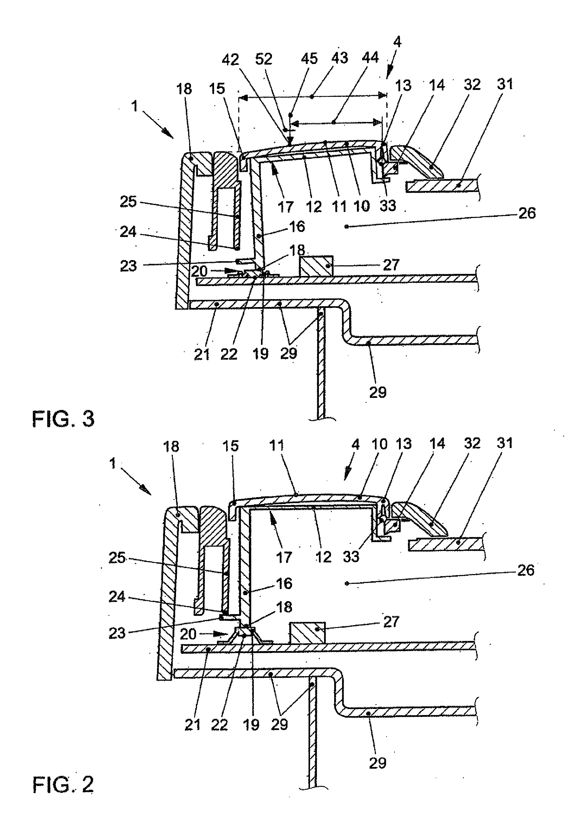 Multifunction display and operating device in a motor vehicle