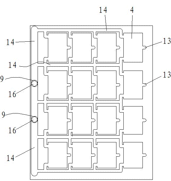 Device for two-way cooling of photovoltaic building by using natural low-temperature heat source