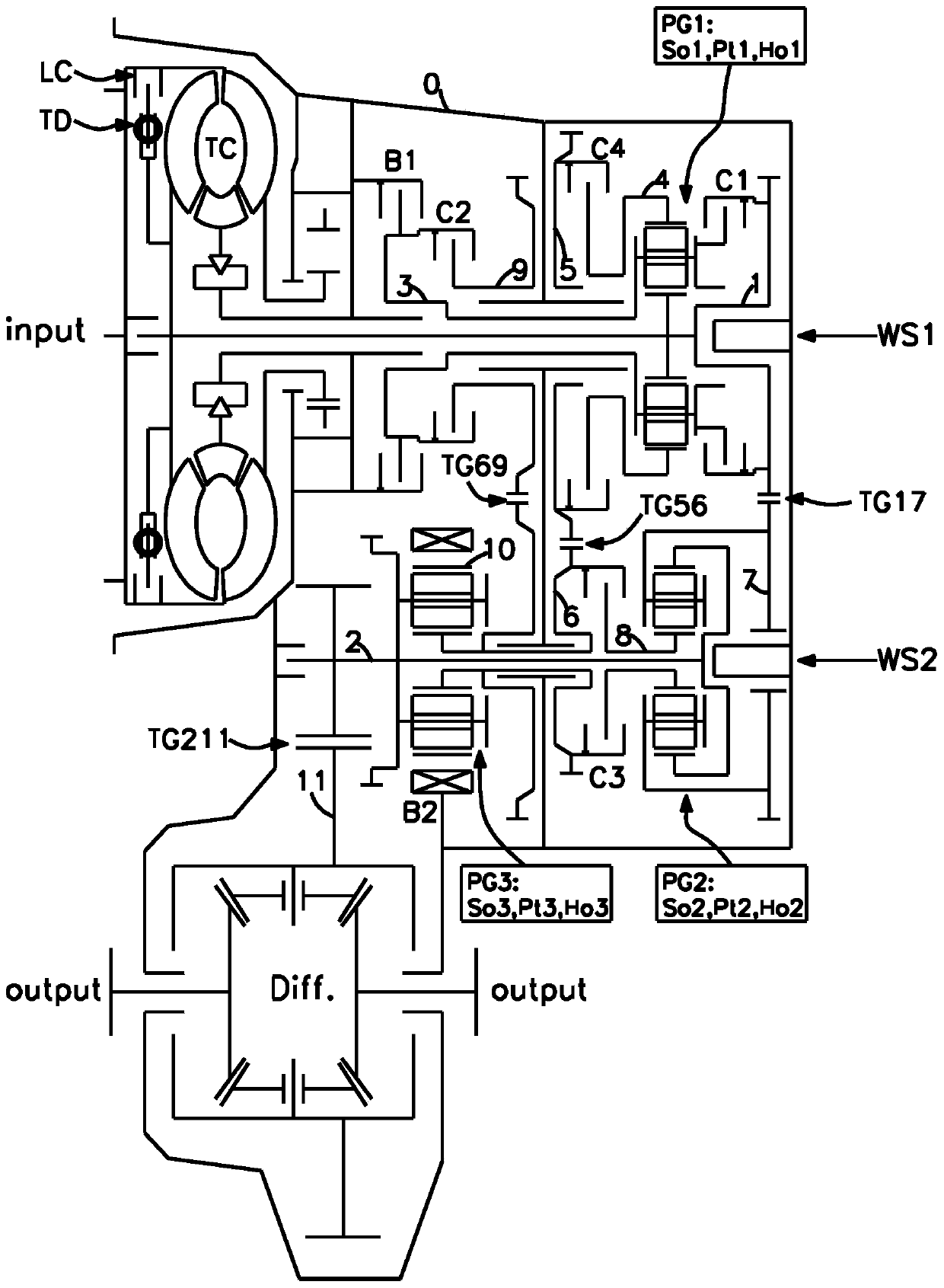 multi-speed automatic transmission