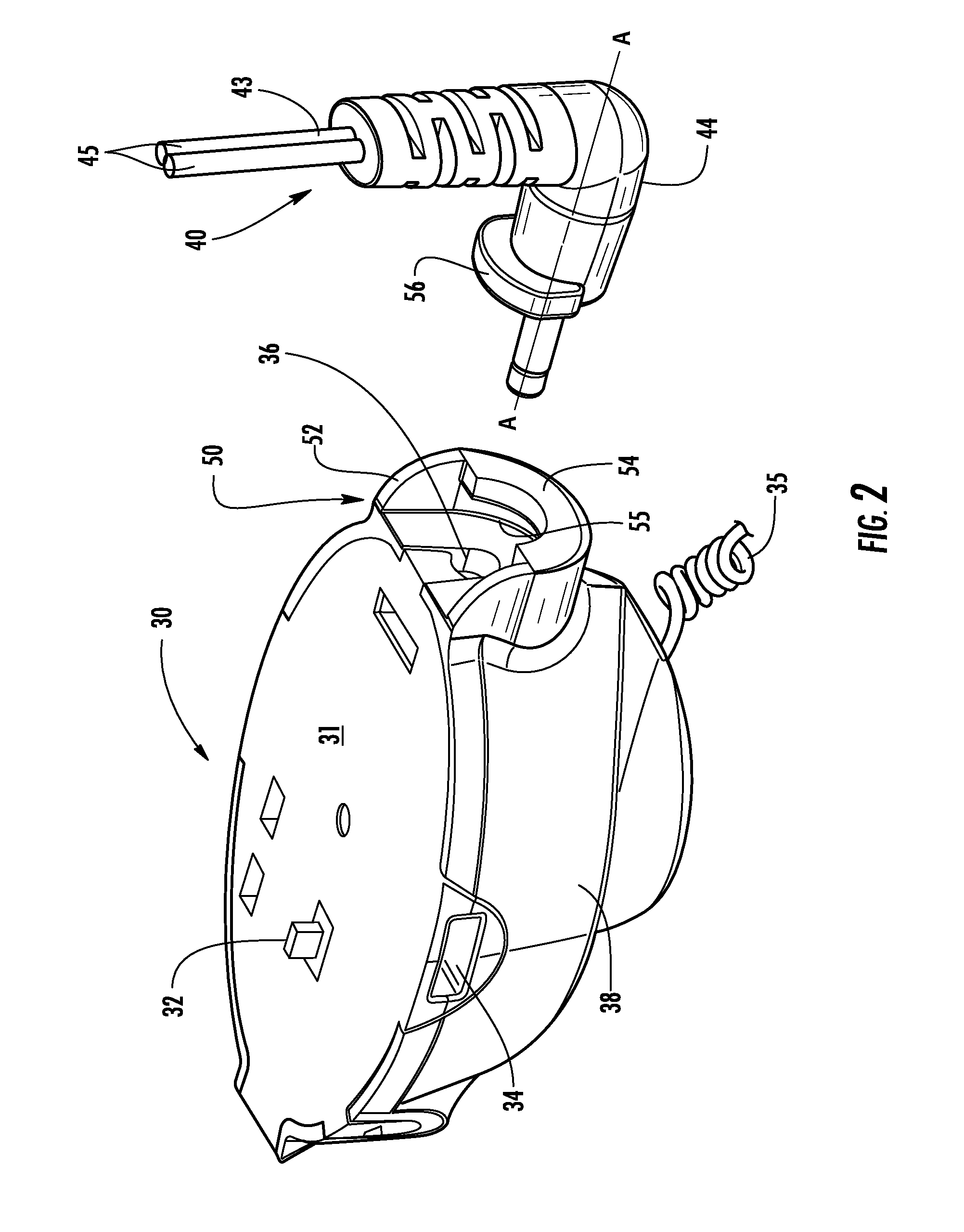 Merchandise display security device including means for retaining power adapter cord