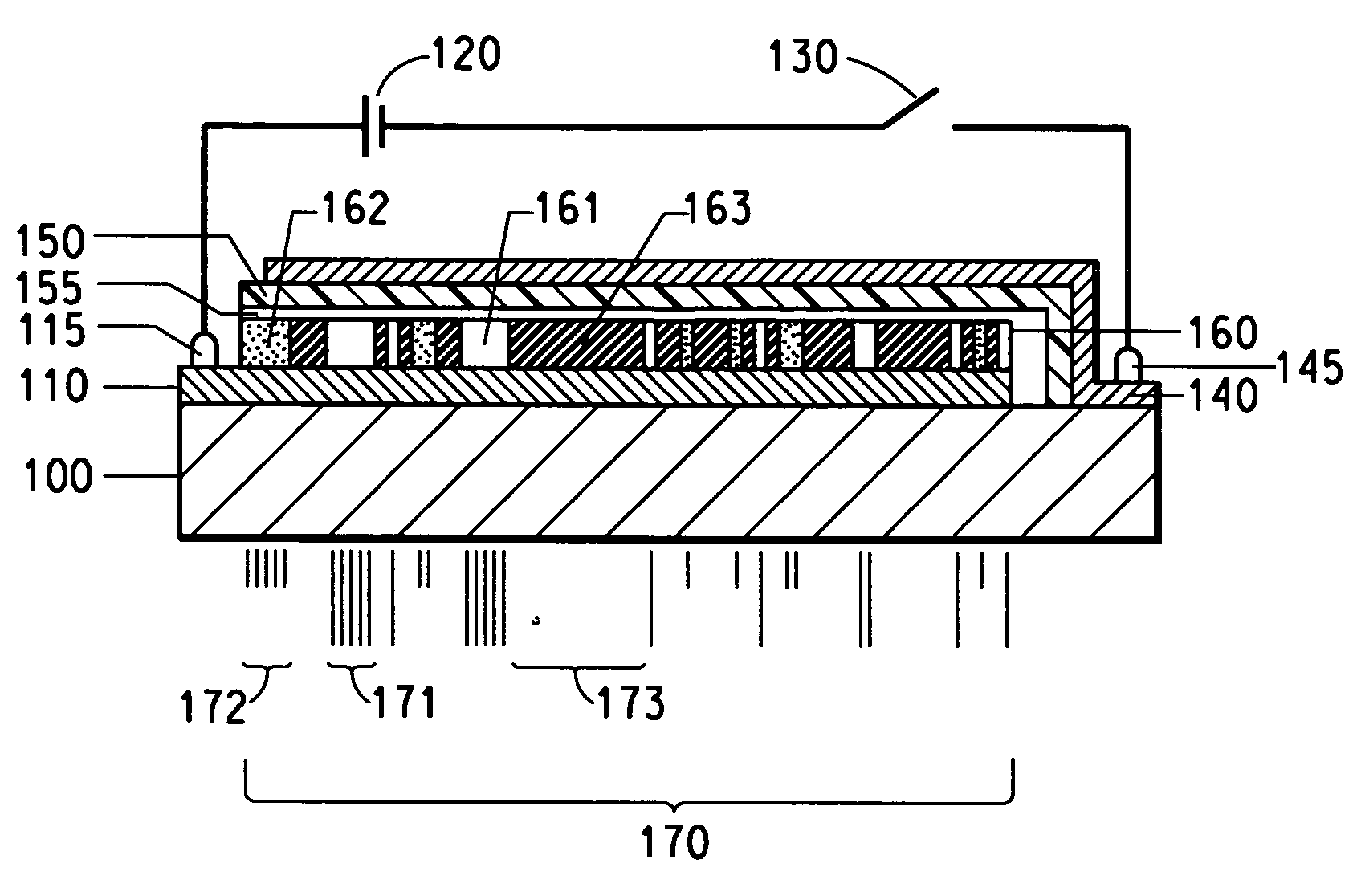 Organic electronic device and process forming the same